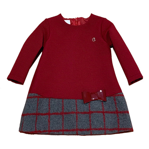 ABITINO - AMBARABÀ - Sesso: Bambina - Colore: Bordeaux - Stagione: Autunno-Inverno