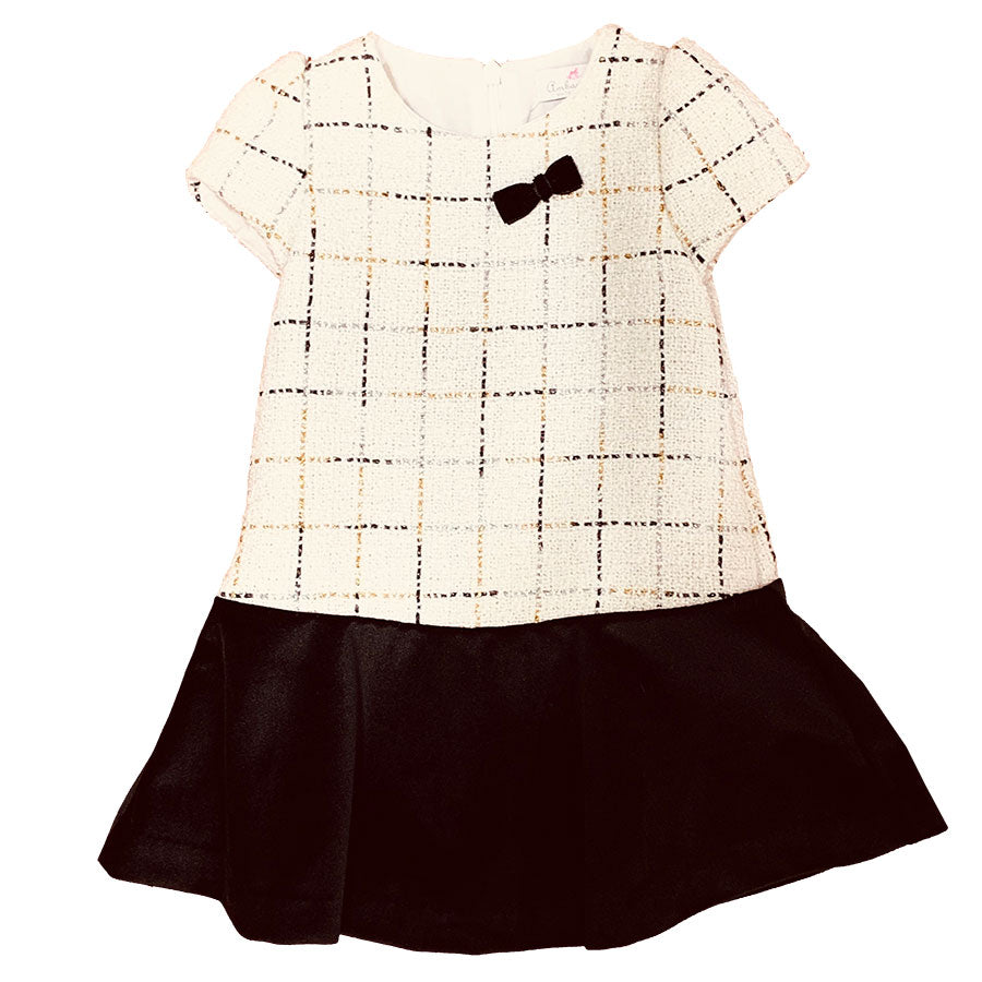 Dress from the Ambarabà Girls' Clothing line, with short sleeves and a zipper on the back.
Low cu...
