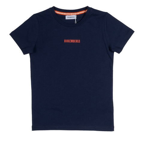 T-SHIRT - BIKKEMBERGS - Colore: Blu - Stagione: Primavera-Estate