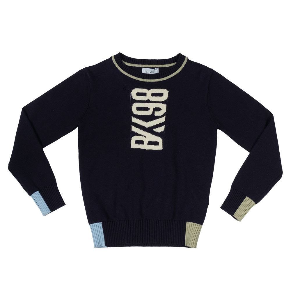 
Sweater from the Bikkembergs Children's Clothing Line, with logo on the front and contrasting co...
