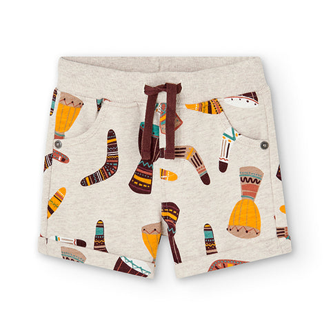 Printed Bermuda shorts