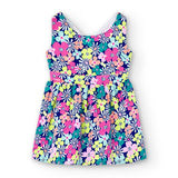 Satin flower dress