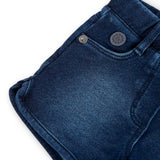 Short denim sweatshirt