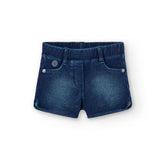 Short denim sweatshirt