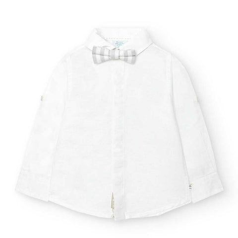 Camicia lino - BOBOLI - Colore: uni - Stagione: Primavera-Estate