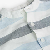 Striped linen shirt for babies