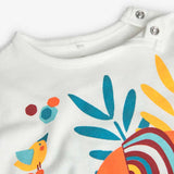 Jersey romper for baby girl