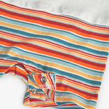 Two-tone jersey romper for babies