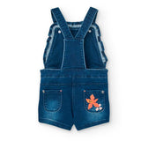 Denim overalls for girl