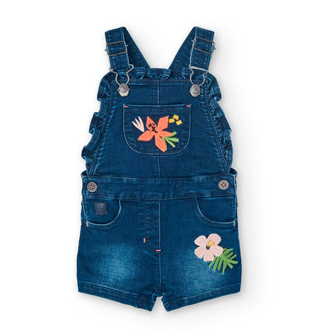 Denim overalls for girl