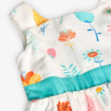Satin dress for girl