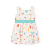Satin dress for girl