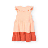 Flame jersey dress for girl