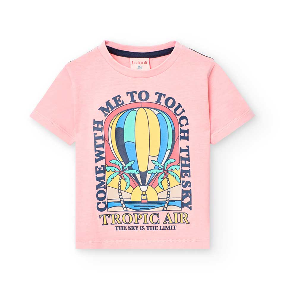 Boboli Children's Clothing Line T-shirt, with raised print on the front.

Composition: 100% Cotto...