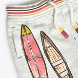 Short in sweatshirt fabric