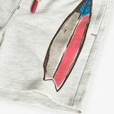 Short in sweatshirt fabric