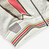 Giacca felpata flameti - BOBOLI - Colore: Bianco - Stagione: Primavera-Estate