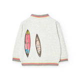 Fleece-lined flame jacket for infants