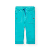 Pantaloni classici - BOBOLI - Colore: Azzurro - Stagione: Primavera-Estate