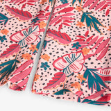 Printed romper for girl