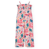 Printed romper for girl