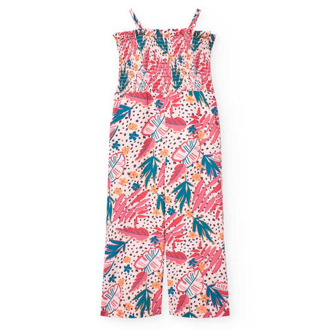 Tutina stampato - BOBOLI - Sesso: Bambina - Colore: Rosa - Stagione: Primavera-Estate