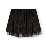 Gonna punto combinata - BOBOLI - Sesso: Bambina - Colore: Nero - Stagione: Primavera-Estate