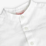 Camisa lino manga corta