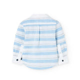 Striped linen shirt for babies