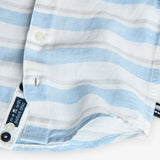 Striped linen shirt for babies