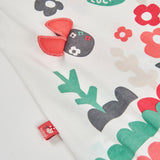 Tutina jersey - BOBOLI - Sesso: Bambina - Colore: Bianco - Stagione: Primavera-Estate