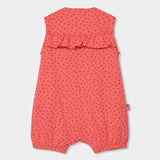 polka dot jersey romper