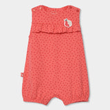 Tutina jersey pois - BOBOLI - Sesso: Bambina - Colore: Arancione - Stagione: Primavera-Estate