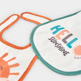 Pack of 2 baby bibs