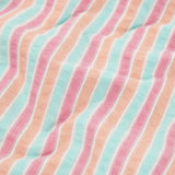 Striped poplin dress