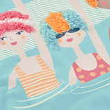 Maglietta jersey - BOBOLI - Sesso: Bambina - Colore: Celeste - Stagione: Primavera-Estate