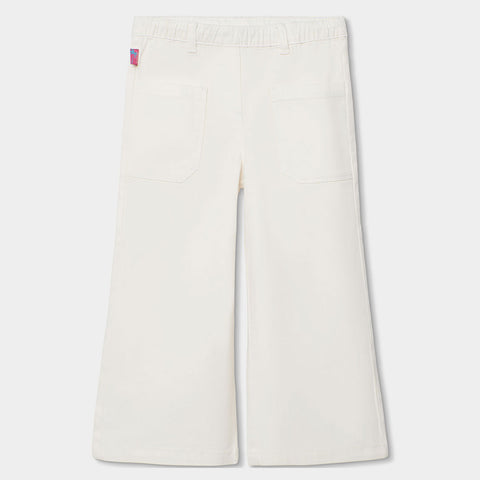 Pantaloni elasticizzati - BOBOLI - Sesso: Bambina - Colore: Bianco - Stagione: Primavera-Estate