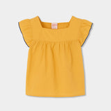 Blusa - BOBOLI - Sesso: Bambina - Colore: Giallo - Stagione: Primavera-Estate