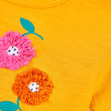 Maglietta jersey - BOBOLI - Sesso: Bambina - Colore: Giallo - Stagione: Primavera-Estate