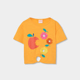 Maglietta jersey - BOBOLI - Sesso: Bambina - Colore: Giallo - Stagione: Primavera-Estate