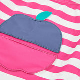 Costume da bagno a righe - BOBOLI - Sesso: Bambina - Colore: Fucsia - Stagione: Primavera-Estate