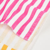 Striped hooded towel