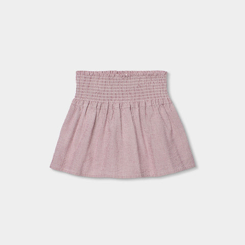 Striped poplin dress