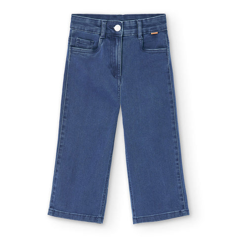 Pantaloni denim elastico - BOBOLI - Sesso: Bambina - Colore: Blu - Stagione: Primavera-Estate
