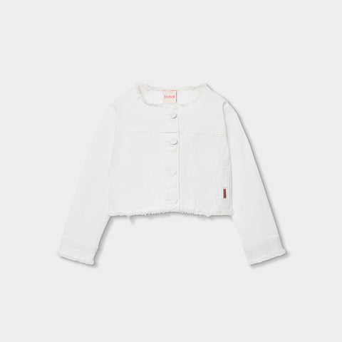 Giubotto satin - BOBOLI - Sesso: Bambina - Colore: Bianco - Stagione: Primavera-Estate