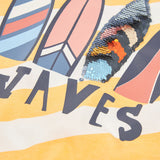 Maglietta jersey a righe - BOBOLI - Colore: Giallo - Stagione: Primavera-Estate