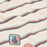 striped jersey t-shirt