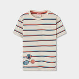 striped jersey t-shirt