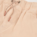 Elastic gabardine trousers