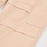 Elastic gabardine trousers